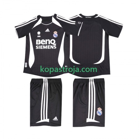 Billiga Fotbollströjor Real Madrid 2006 2007 Retro Barn Borta tröja Kortärmad